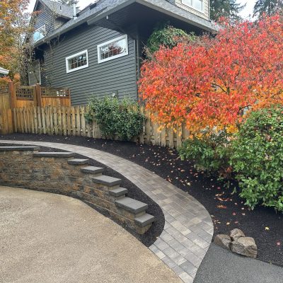 backyard retaining wall design